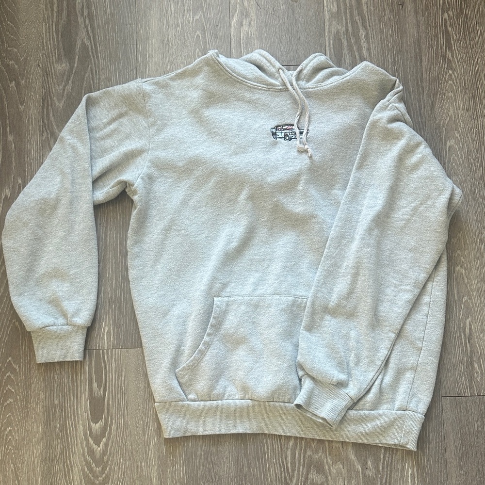 Women's Gray Hoodie Sweatshirt